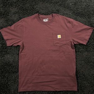 Carhartt Loose fit maroon tee